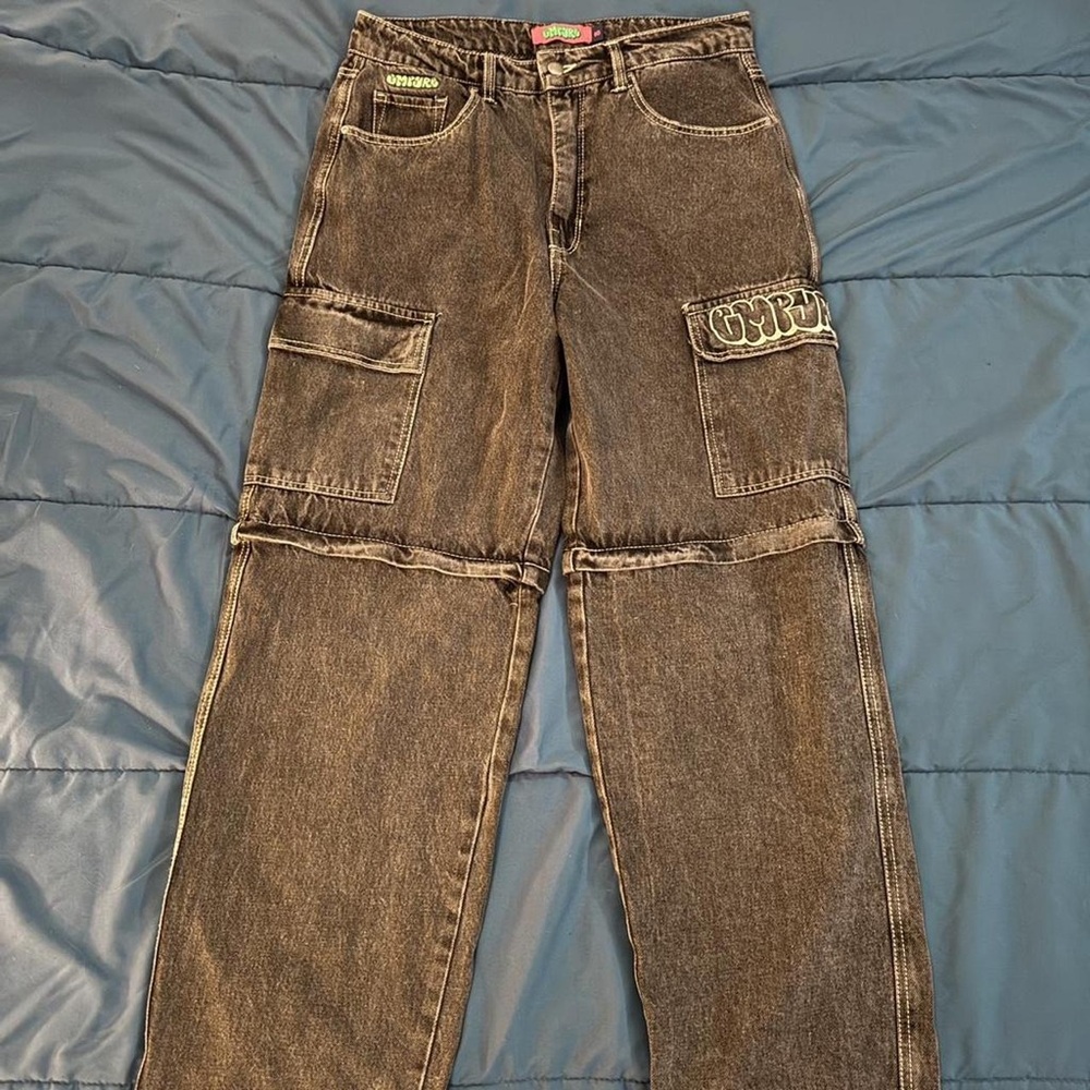 JNCO Black Cargo Women Jeans